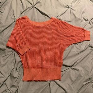 t/o Women's Coral Crew Neck Sweater